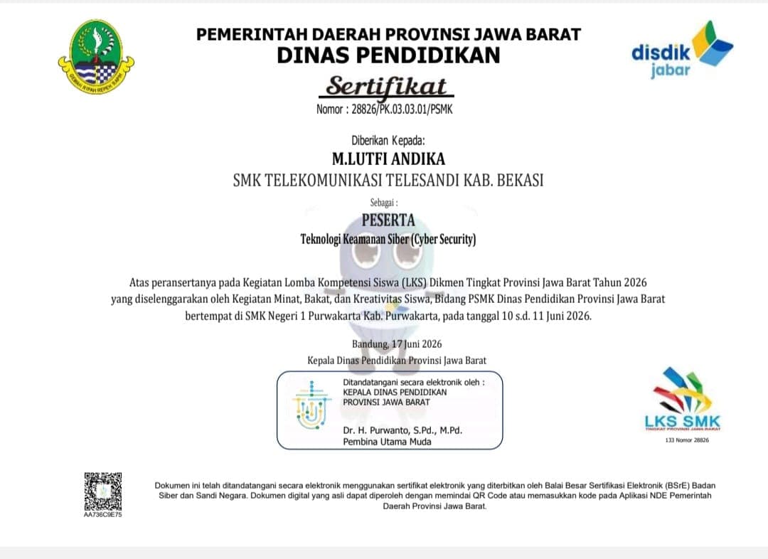 LKS (Lomba Kompetensi Siswa)