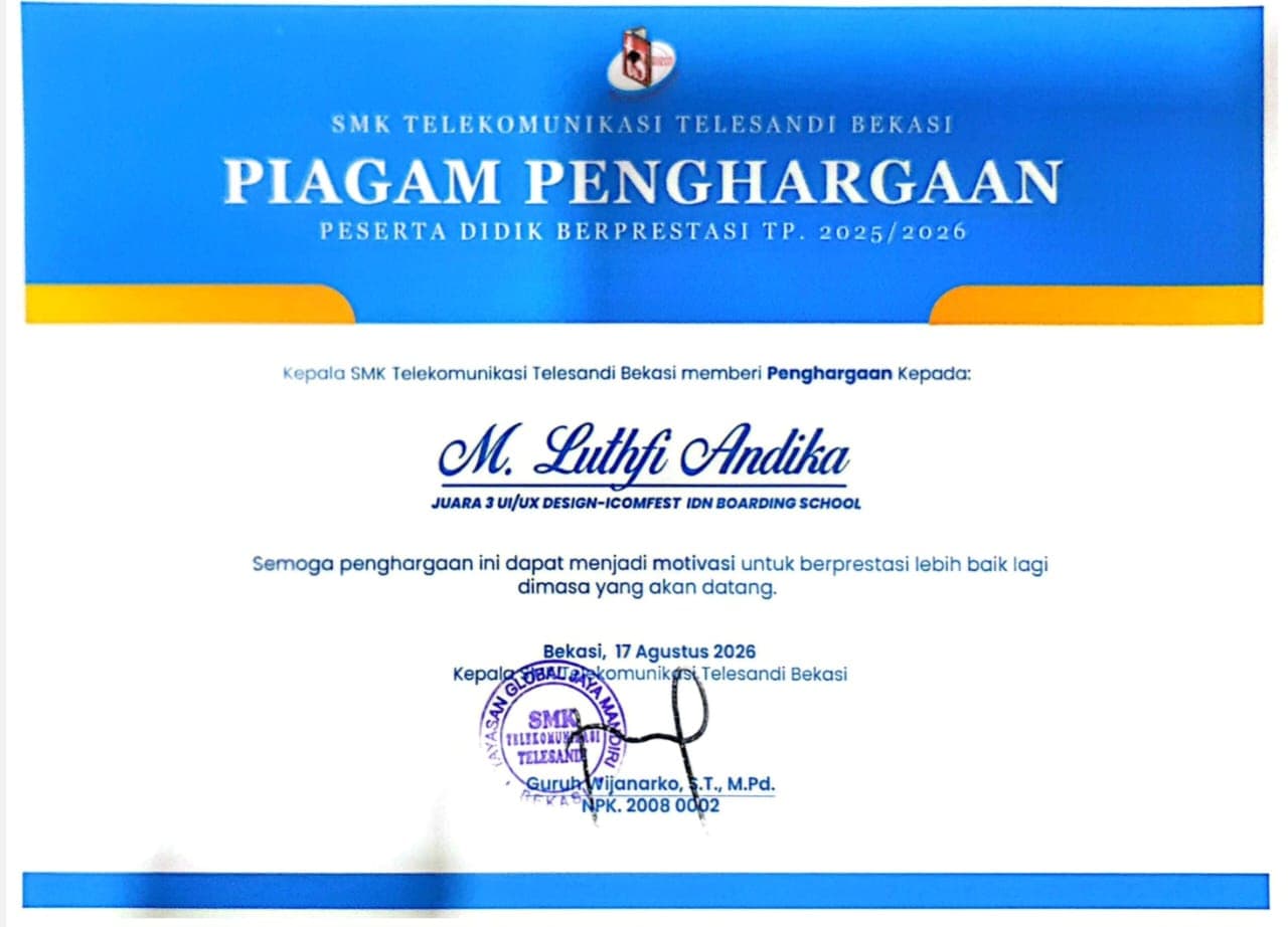 Piagam Penghargaan